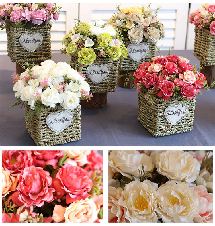 Style Loft Collection 10-Peony Flower Bouquet