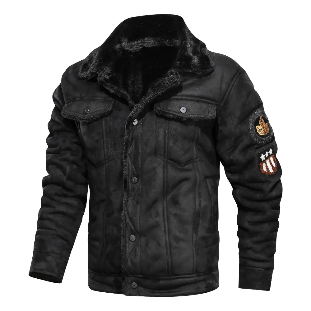 Style Loft Collection Beartooth Highway Suede Shearling Jacket