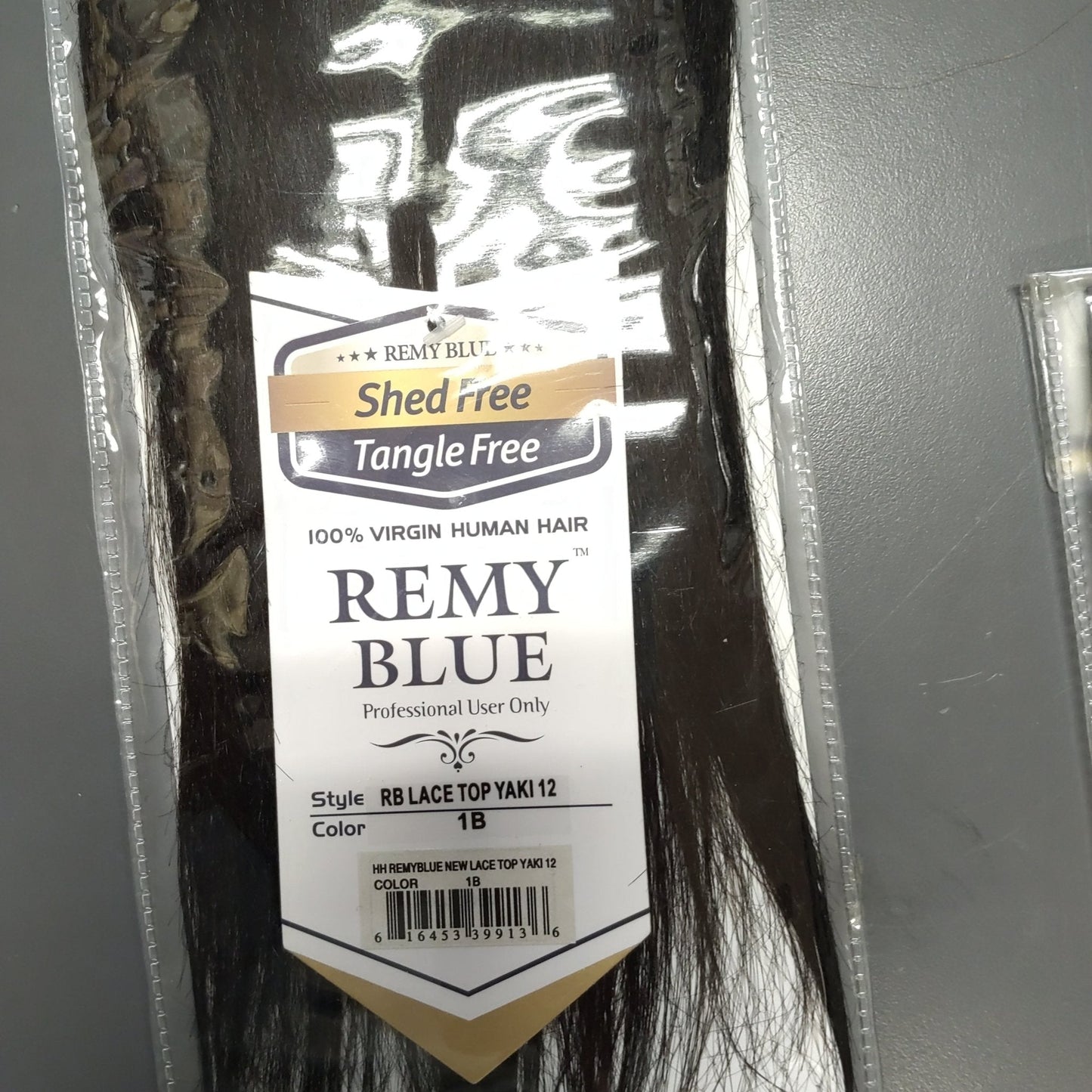 remy blue lace top yaki closure 12" color 1B