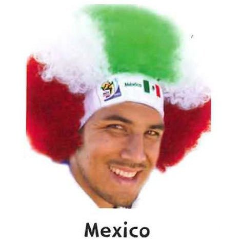 Retro Official Fifa Soccer Afro Wig Hat from 2010 Games