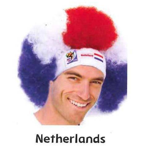 Retro Official Fifa Soccer Afro Wig Hat from 2010 Games