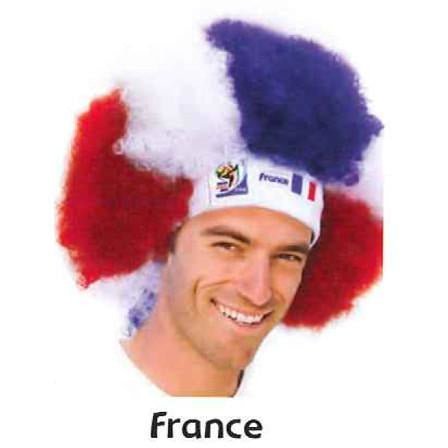 Retro Official Fifa Soccer Afro Wig Hat from 2010 Games