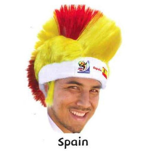Retro Official Soccer Mohawk Wig hat