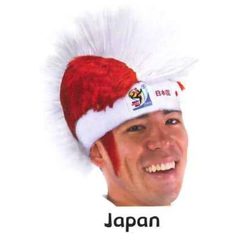 Retro Official Soccer Mohawk Wig hat