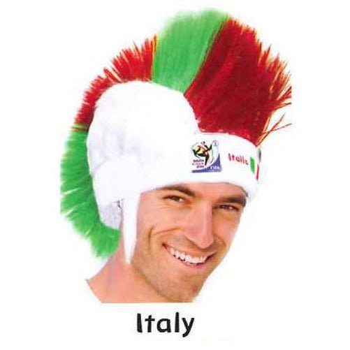 Retro Official Soccer Mohawk Wig hat