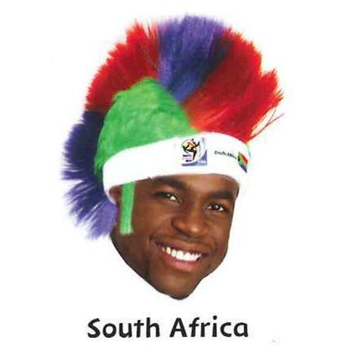 Retro Official Soccer Mohawk Wig hat
