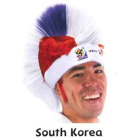 Retro Official Soccer Mohawk Wig hat