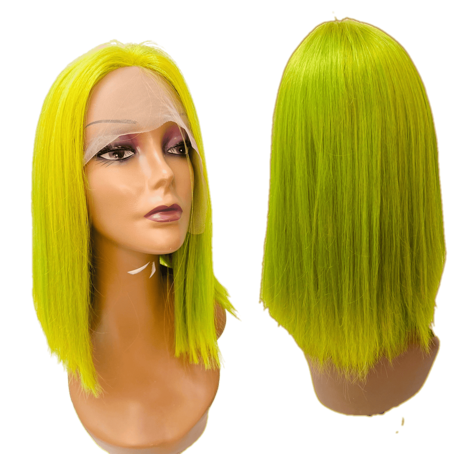RIO Lace Front U Part Human Hair Bob Wig Straight