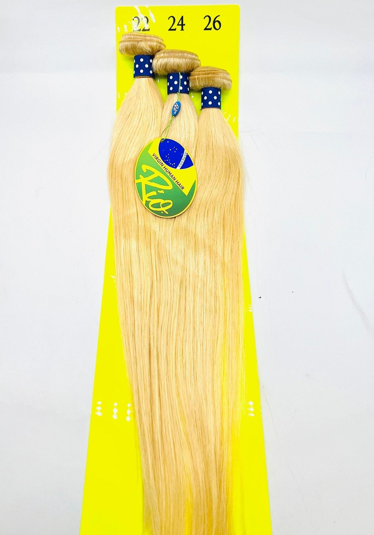Rio Ukrainian Straight Human Hair Bundles Extensions - Choose Length