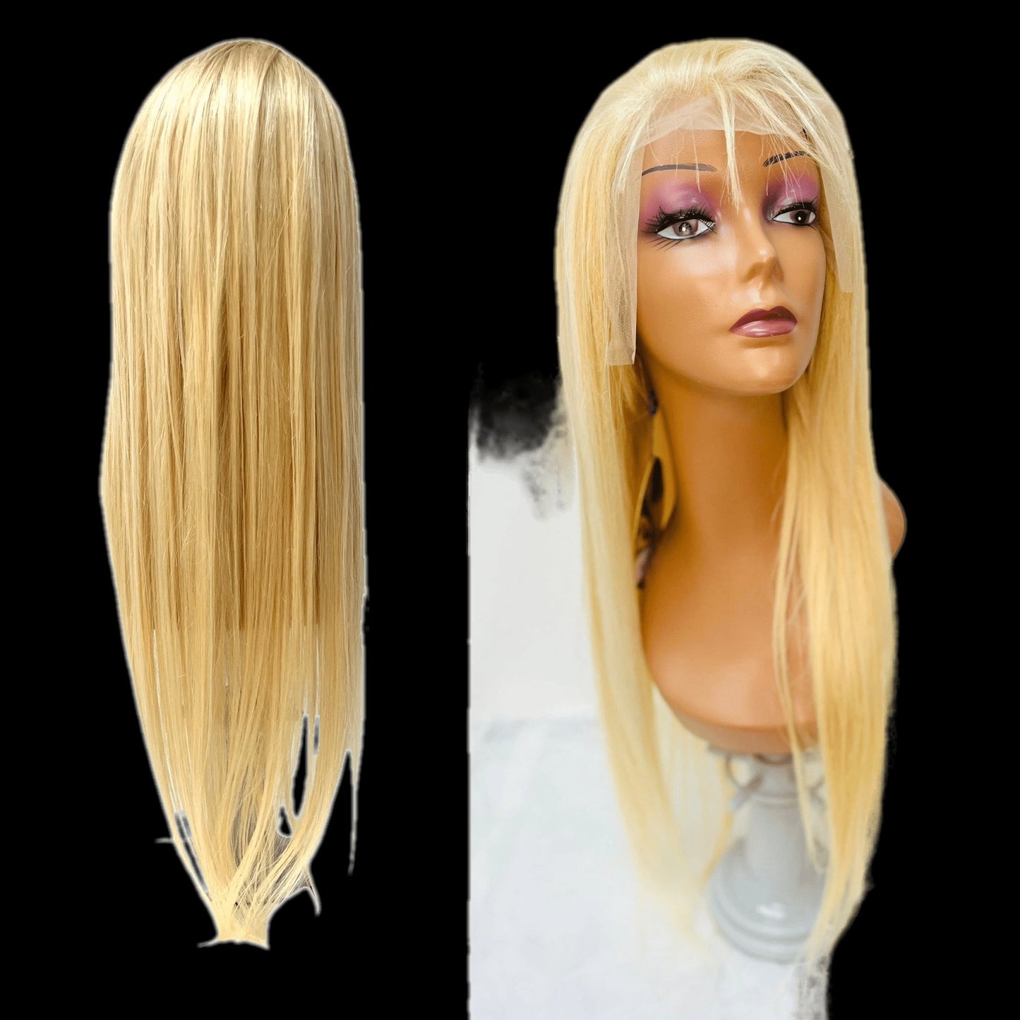 RIO Ukrainian Straight Human Hair Front Lace Wig