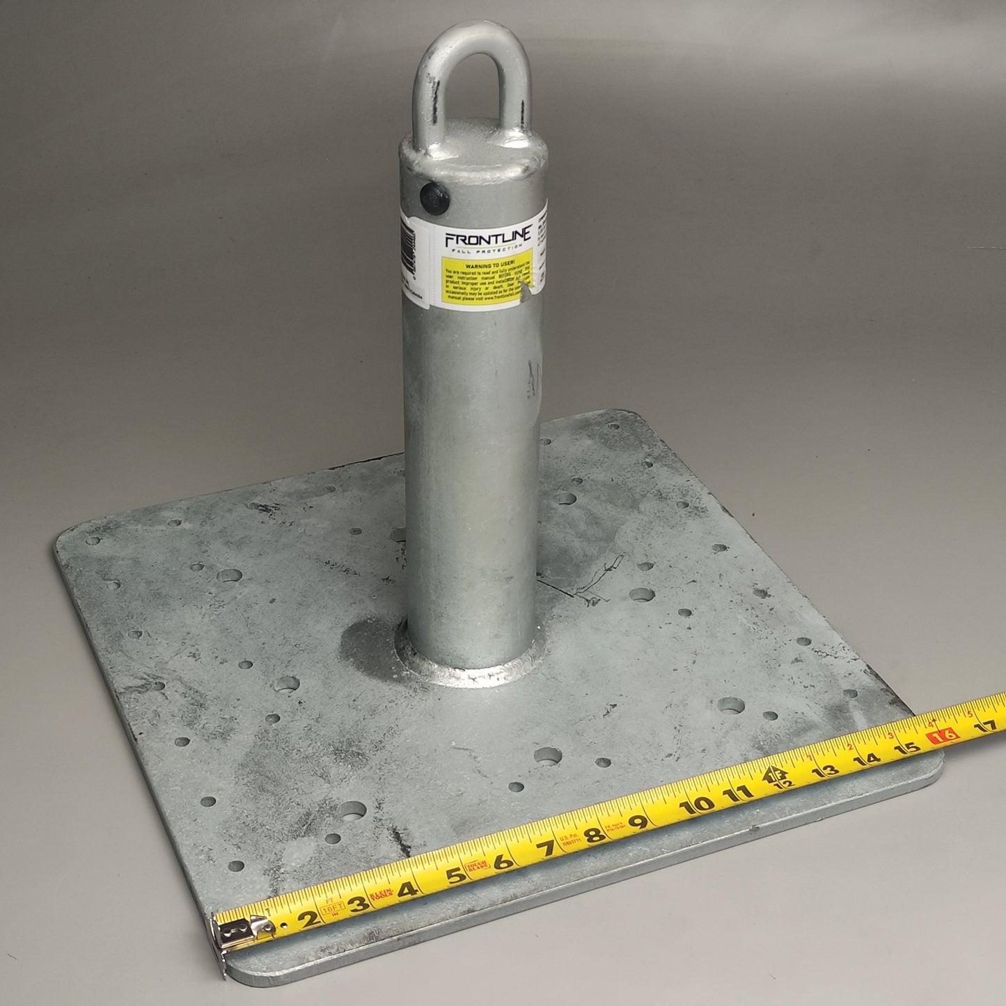 FRONTLINE Fall Protection RO12 Commercial Roof Anchor 14" OSHA ANSI Compliant
