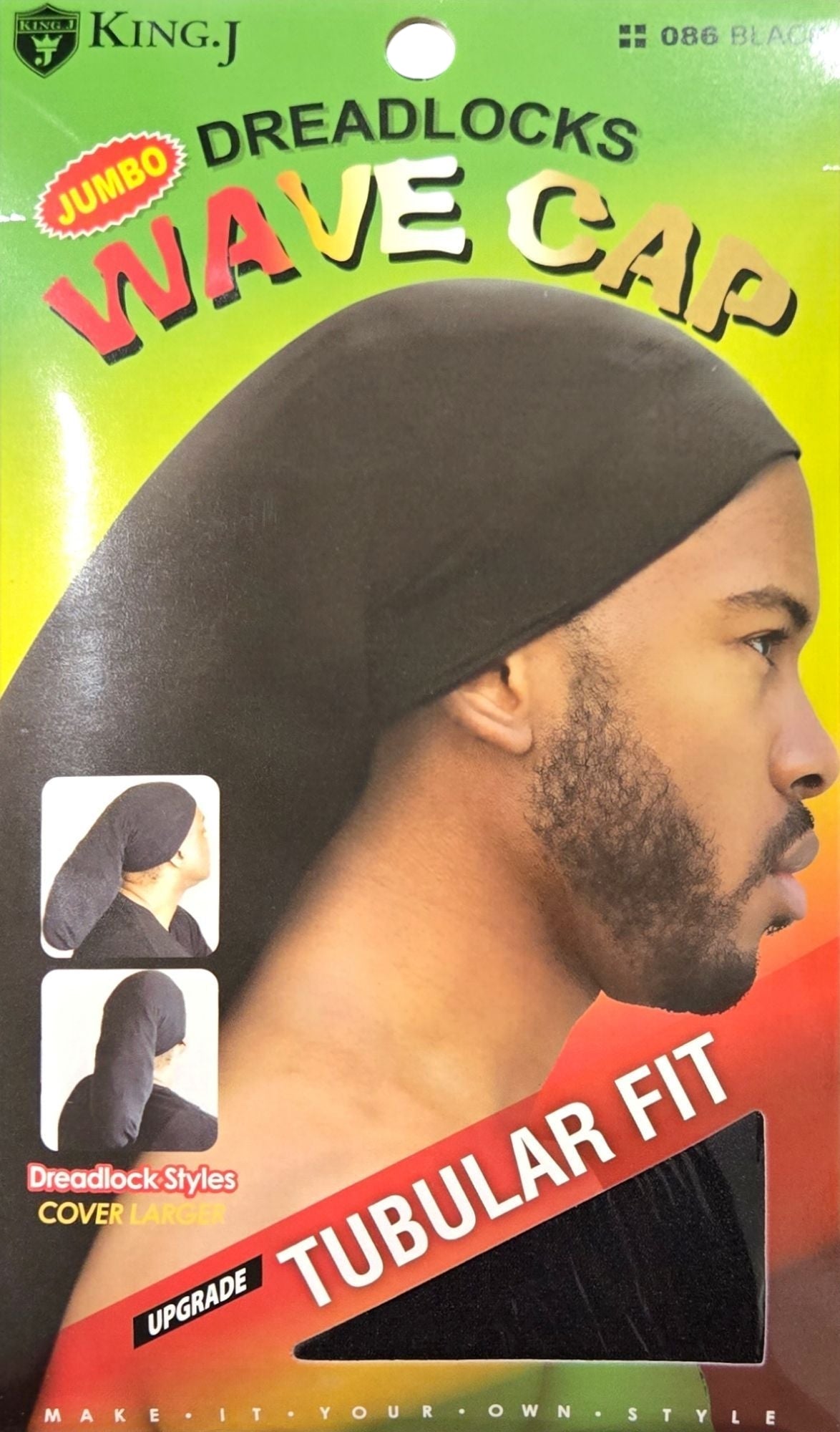 King J Dreadlocks Wave Cap
