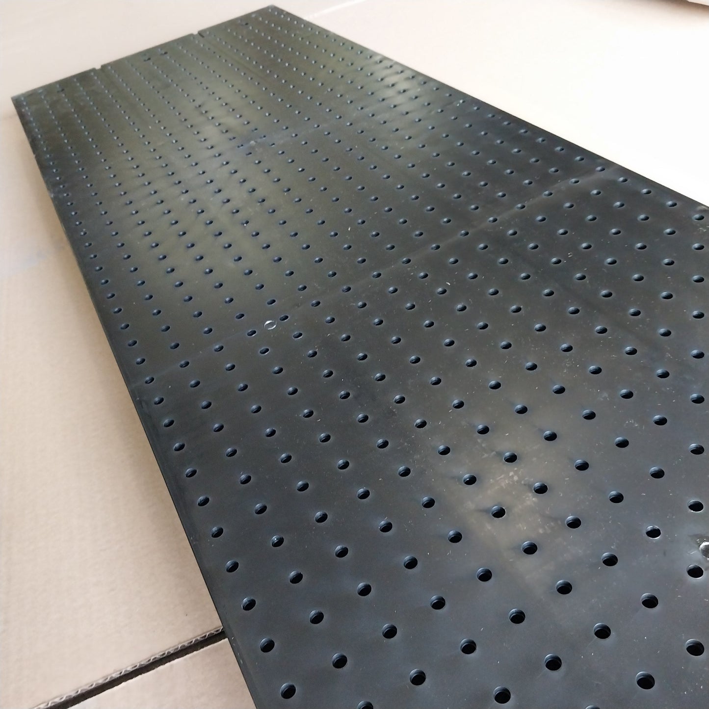 AZAR Black 2 Sided Pegboard Spinner Top 16"x60"x2"