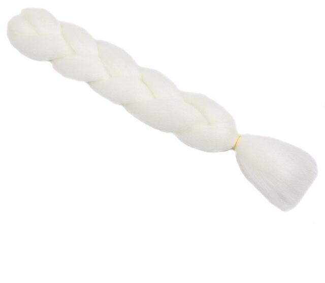 Synthetic Braiding Hair - Glow in the Dark 24in