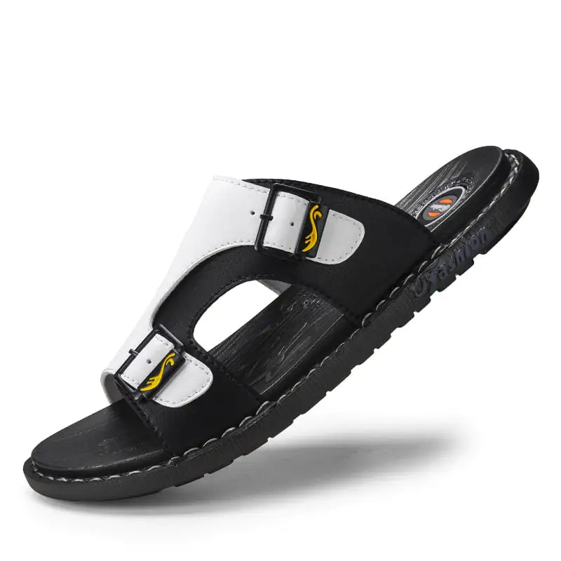 Style Loft Collection LoftLab Avelure Beachcruiser Leather Slippers