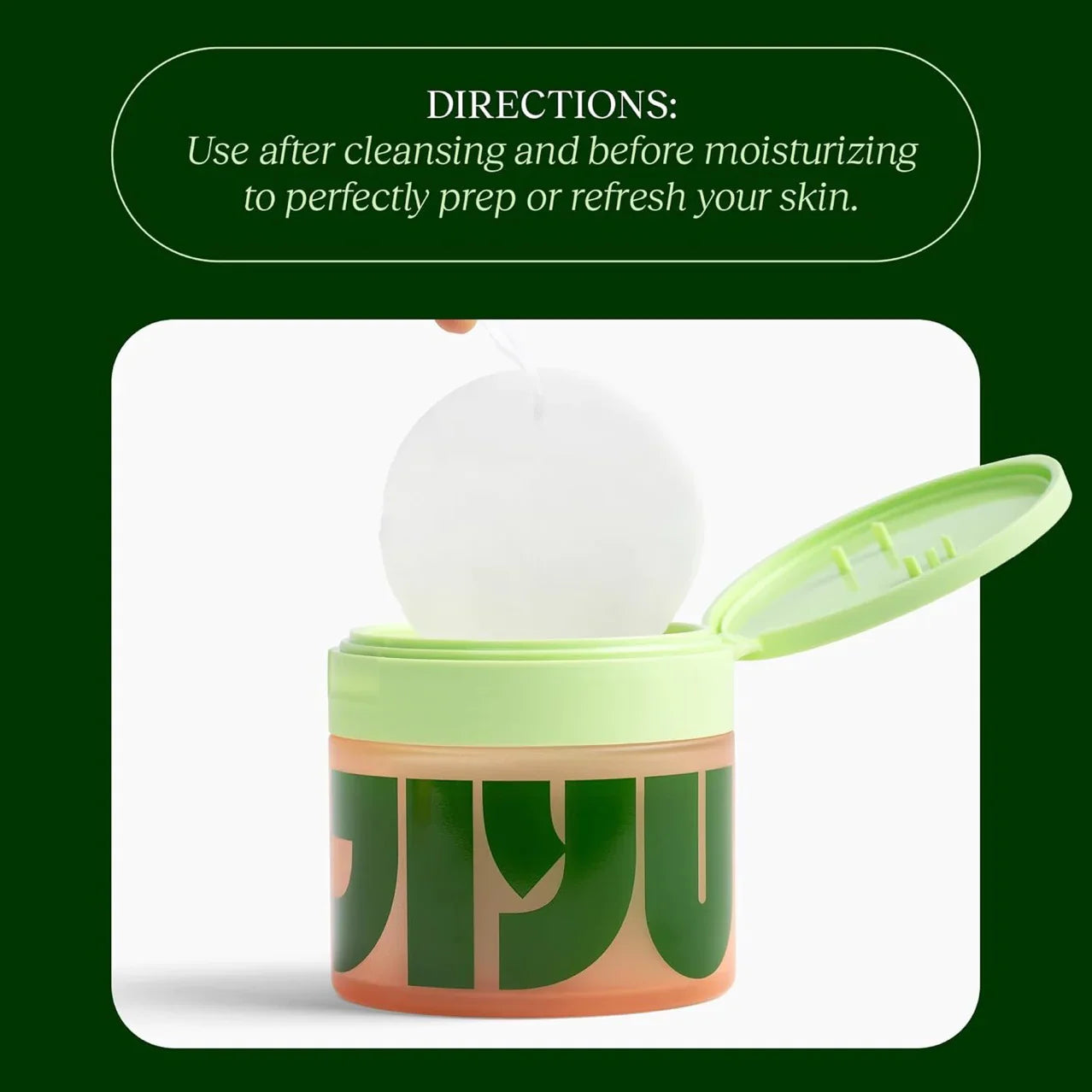 Wrinkle Minimizing Centella Asiatica Toner Pads - Anti-Wrinkle Cotton Facial Pads