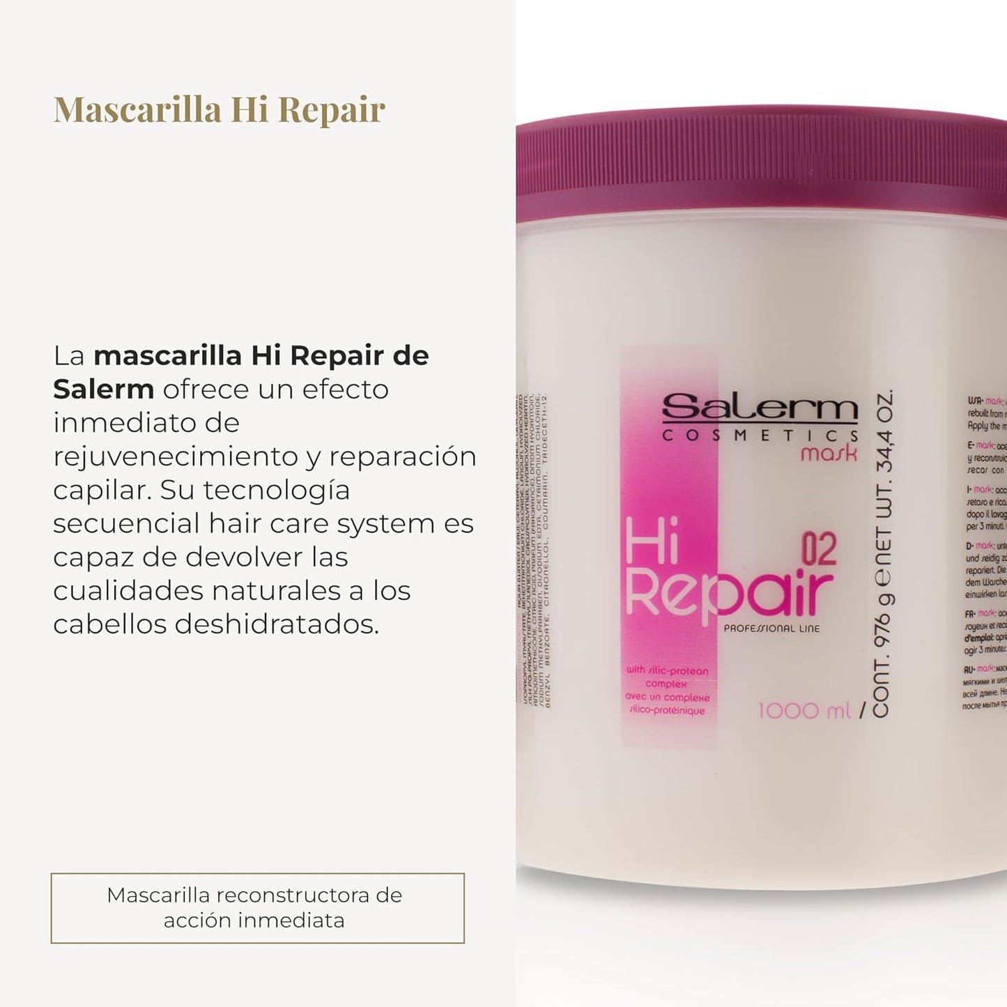 SALERM - Hair Repair Mask 34.4oz