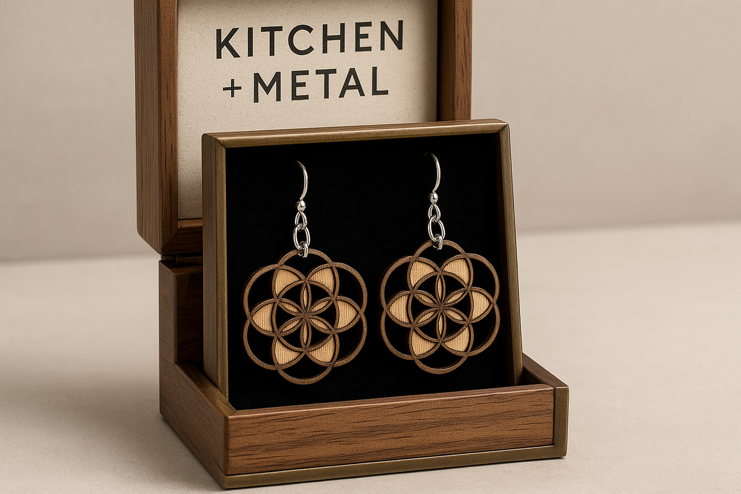 Seed of Life Blossoms #155 | Costume Jewelry | Kitchen + Metal