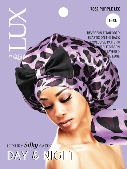 LUX by QFitt Luxury Silky Satin Day & Night Bonnet, 1 pc