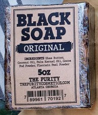 The Purity Black Soap Bar, 5oz