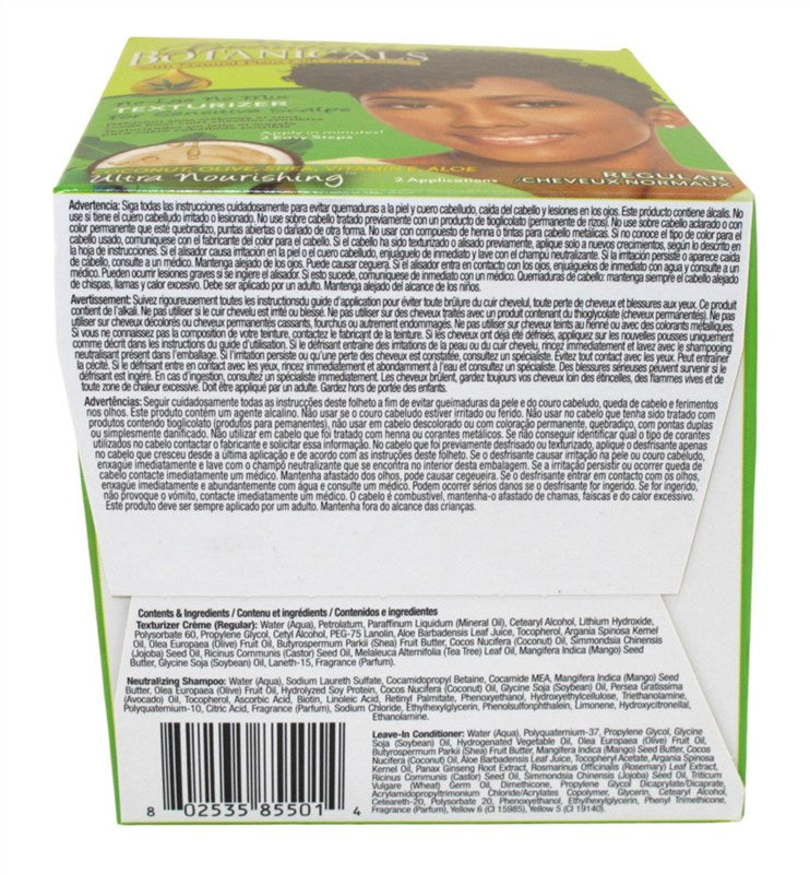 Soft & Beautiful Botanicals Texturizer For Sensitive Scalps, Regular