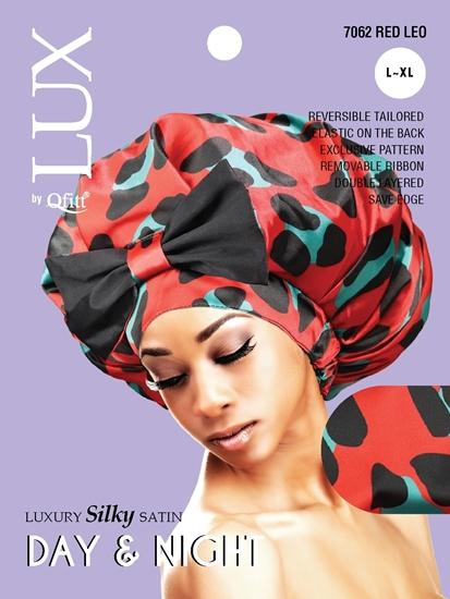 LUX by QFitt Luxury Silky Satin Day & Night Bonnet, 1 pc