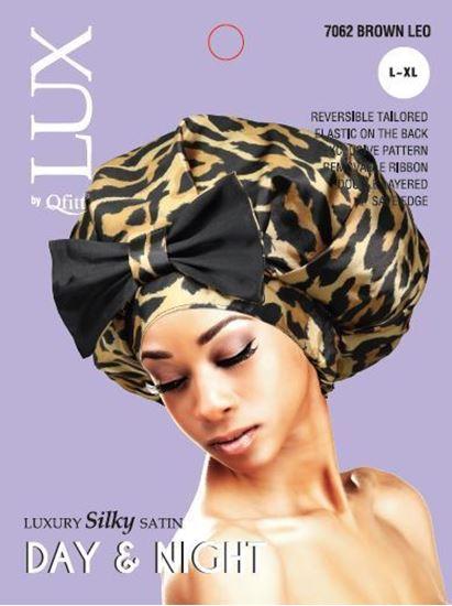 LUX by QFitt Luxury Silky Satin Day & Night Bonnet, 1 pc