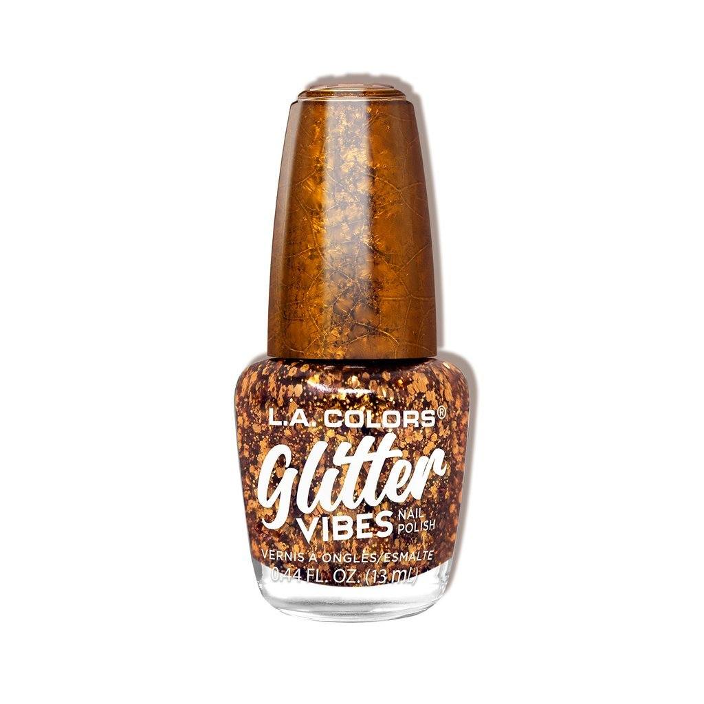 L.A. Colors Glitter Vibes Nail Polish, 1pc