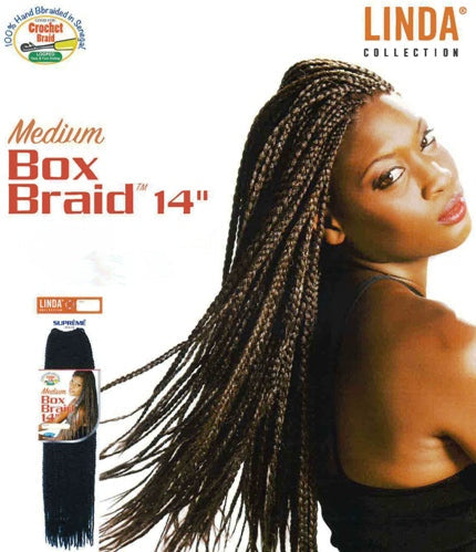 Linda Collection - Medium Box Braids, 14 in