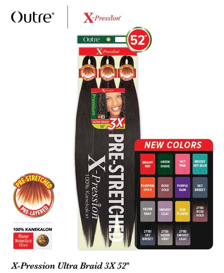 Outre X-Pression Pre-Stretched Ultra Braid 3X Pack - 52"