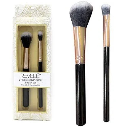 Revele 2 Piece Complexion Cosmetic Brush Set