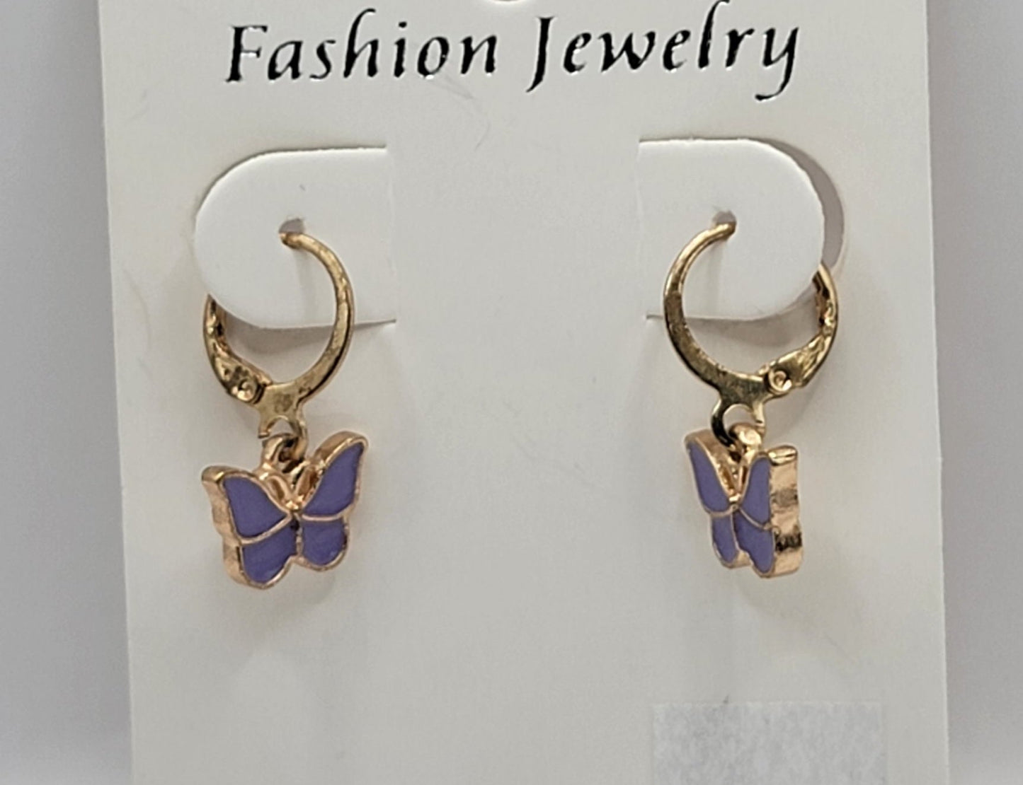 Fashion Jewelry-Purple Btrfly