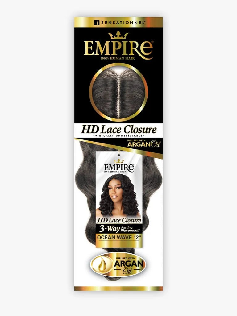 Sensationnel Empire Human Hair Closure, 12in