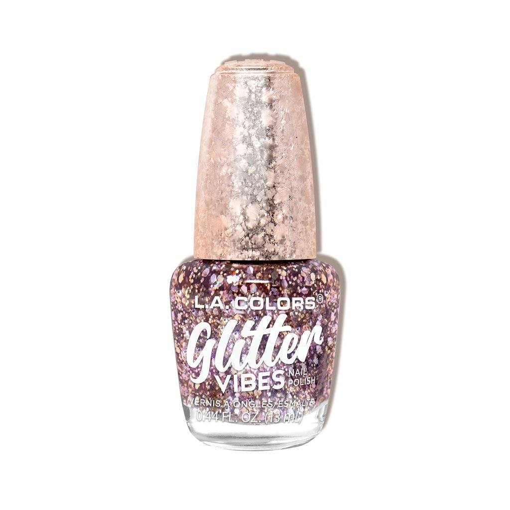 L.A. Colors Glitter Vibes Nail Polish, 1pc
