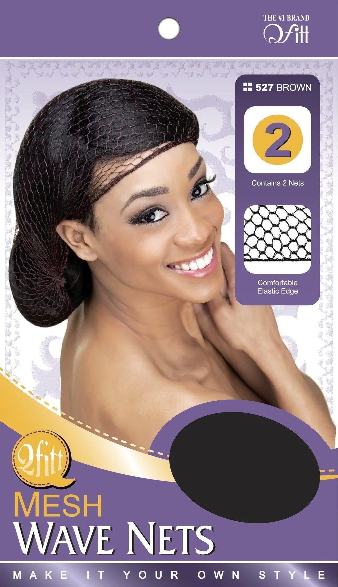 Qfitt Mesh Wave Nets - 2pk