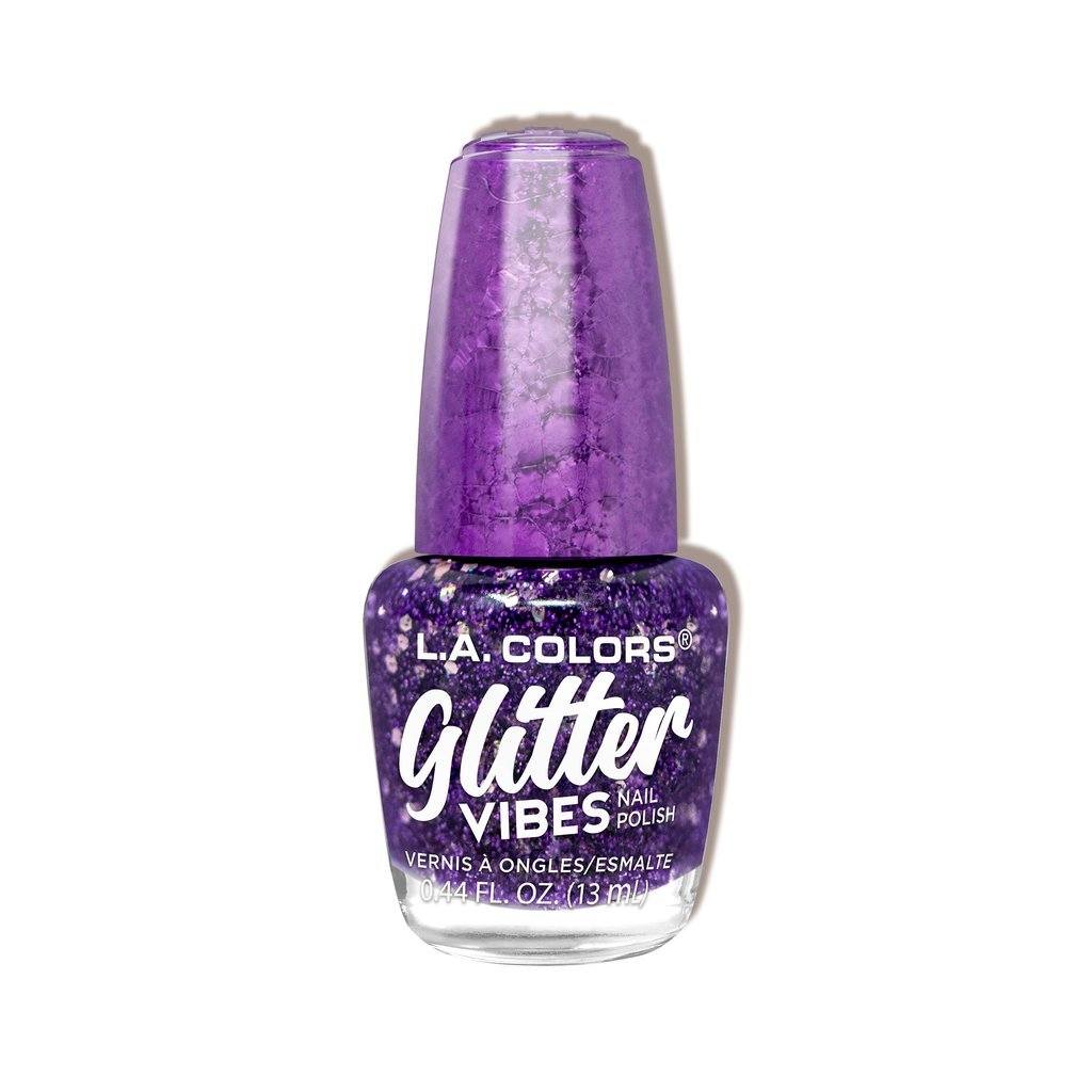 L.A. Colors Glitter Vibes Nail Polish, 1pc