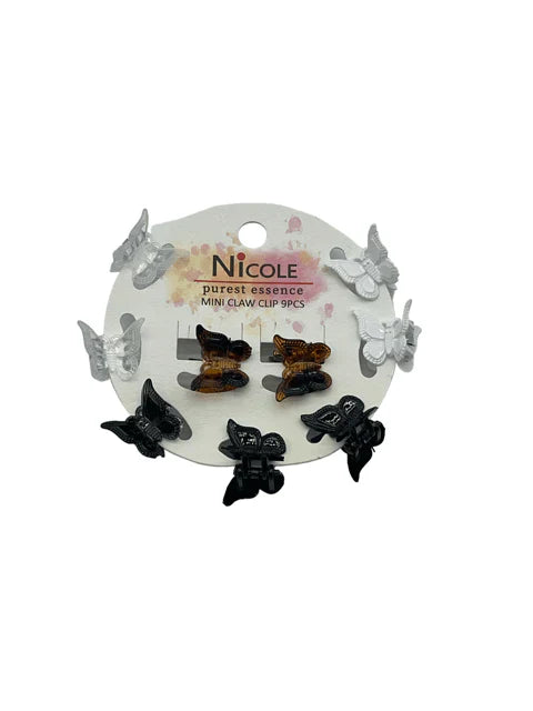 Nicole Mini Butterfly Clips