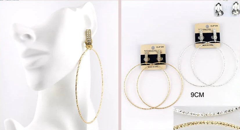 Top & Top Pastel Collection Clip-On Earrings