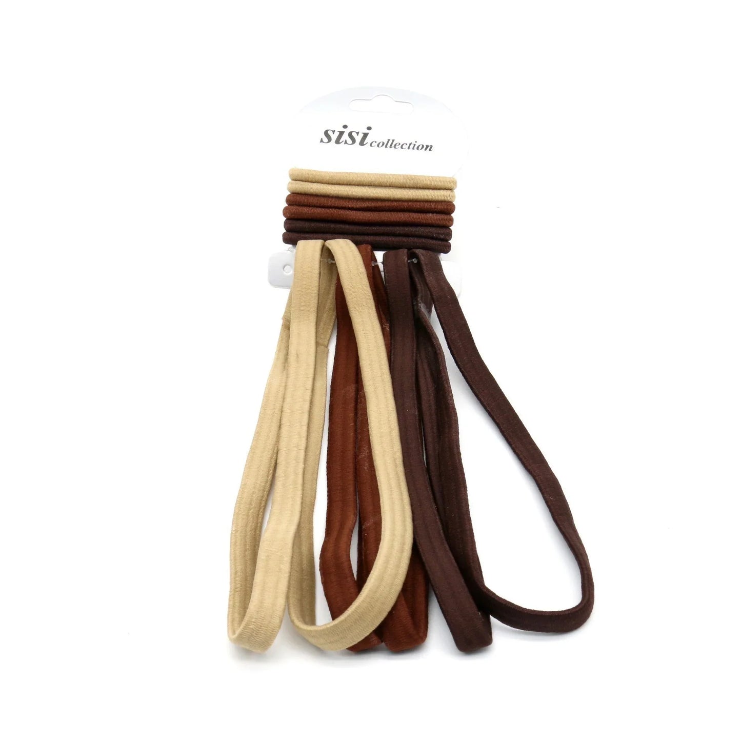 Sisi Collection Thick Elastic Headbands/Rubber Bands, 1 pk