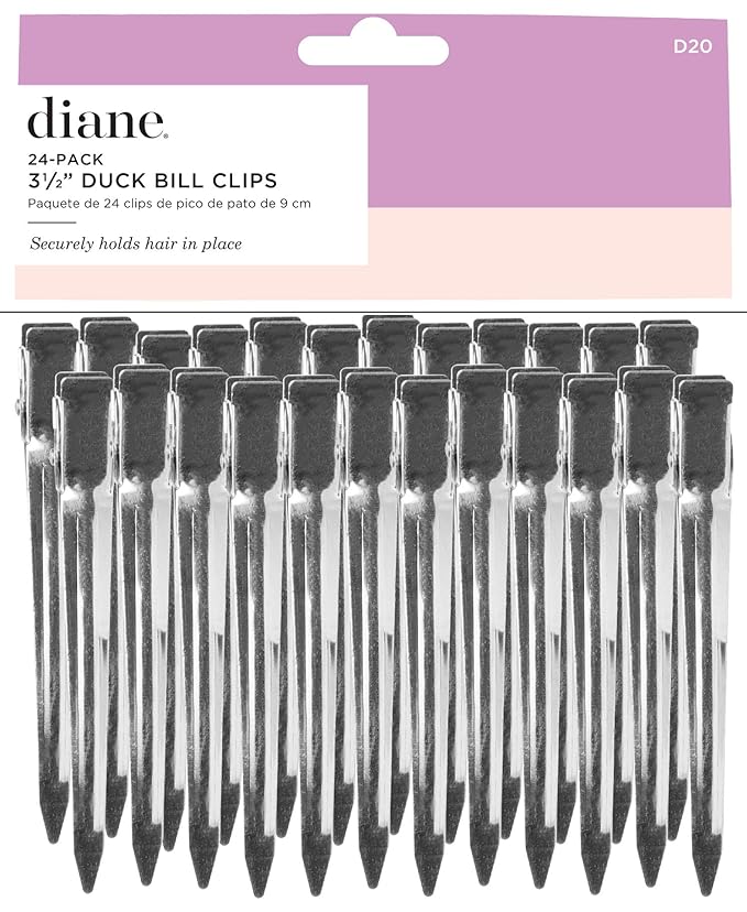 Diane Duck Bill Clips, 3.5in, 24-pack