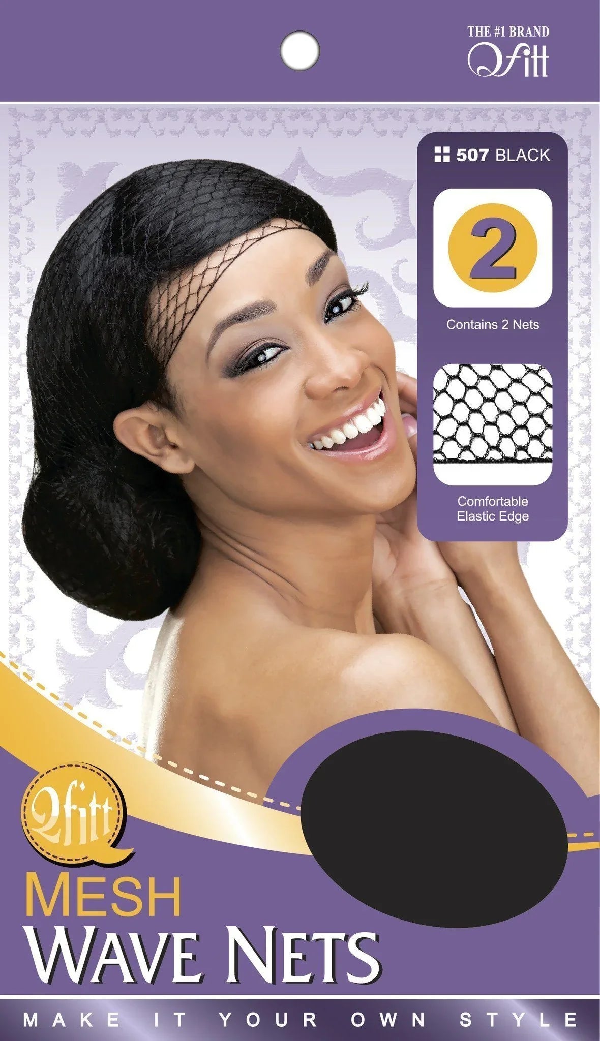 Qfitt Mesh Wave Nets - 2pk