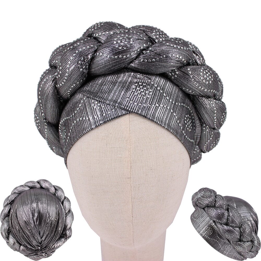 Fashion Brand - Rhinestone Head Wrap/ Turban