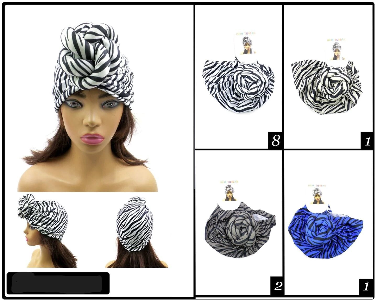 Knotted Design Head Wrap (1 pc)
