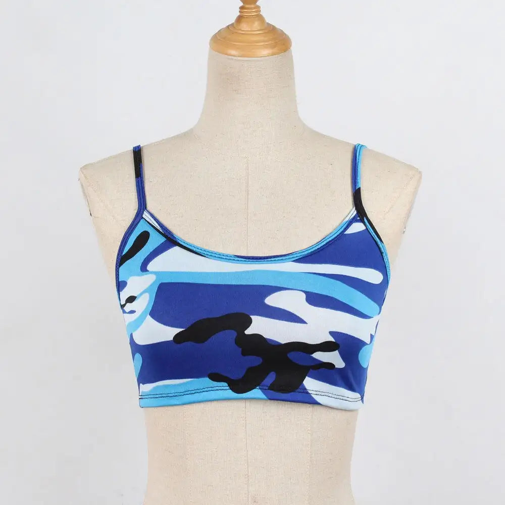 Style Loft Collection Camouflage Crop Top