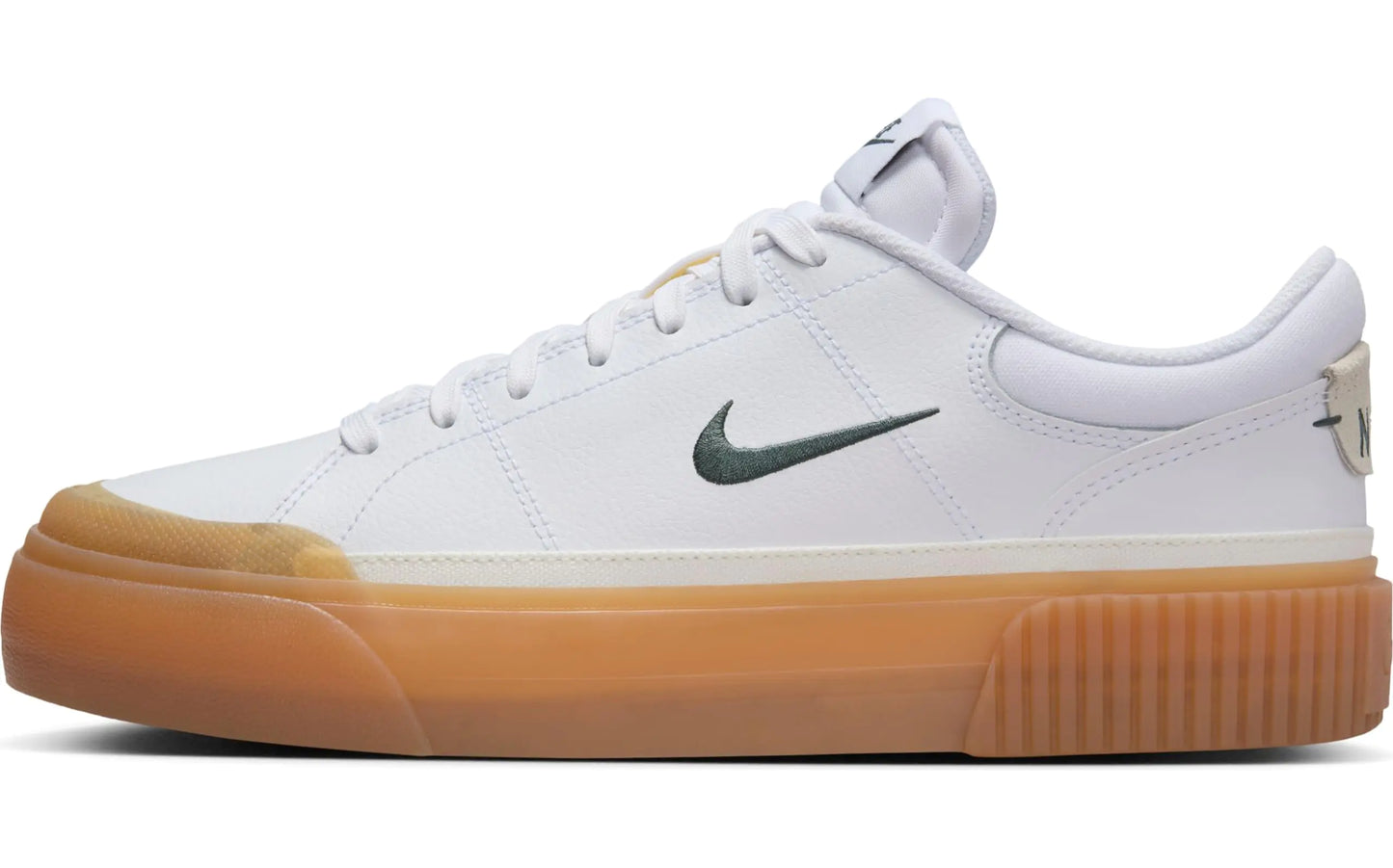 Style Loft Collection Nike Court Legacy Lift Womens Shoes, White & Gum (Size 11 US)