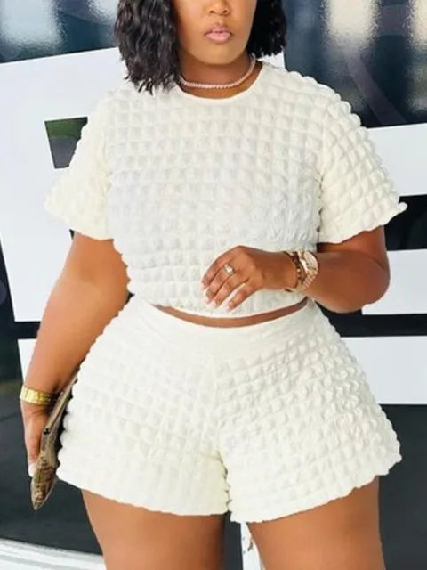 Style Loft Collection Waffle Knit Shorts Set