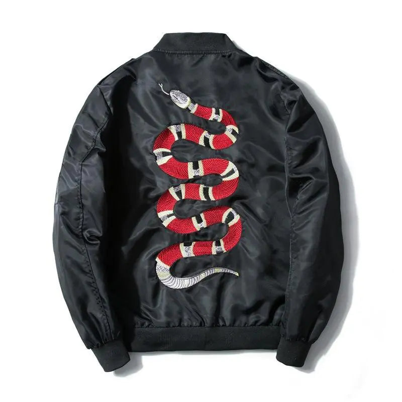 Style Loft Collection Coral Cobra Embroidered Jacket