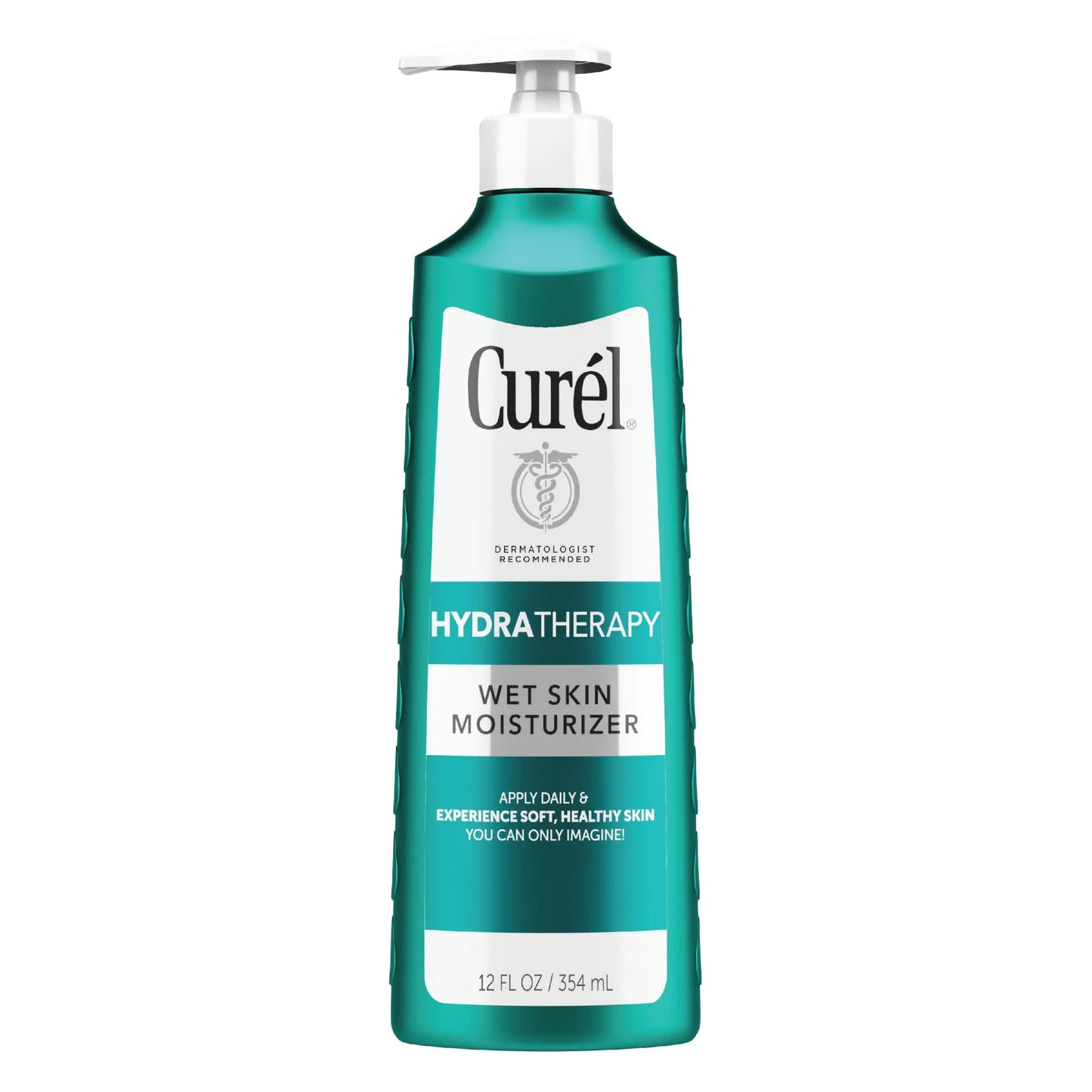 Curel Hydra Therapy In Shower Lotion, Wet Skin Moisturizer for Dry or Extra-dry Skin, with Advanced Ceramide Complex, for Optimal Moisture Retention, 12 Ounce 12 Fl Oz (Pack of 1)