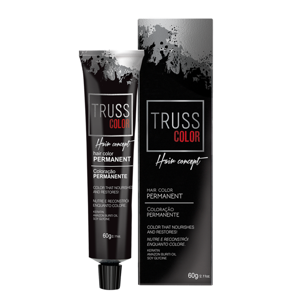 Truss Semi-Permanent Hair Color 6.47 Dark Copper Chestnut Blonde