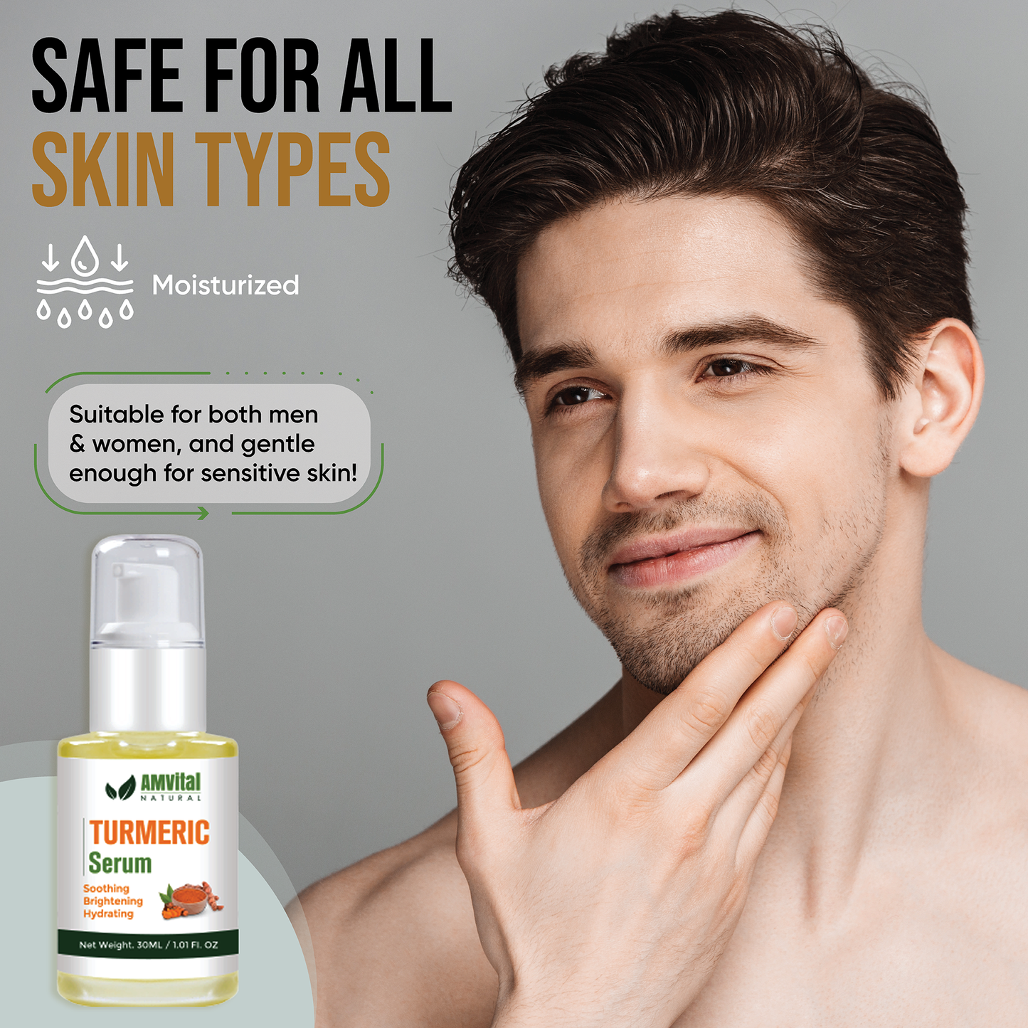 AMVital Turmeric Glow Duo (Soap + Serum)